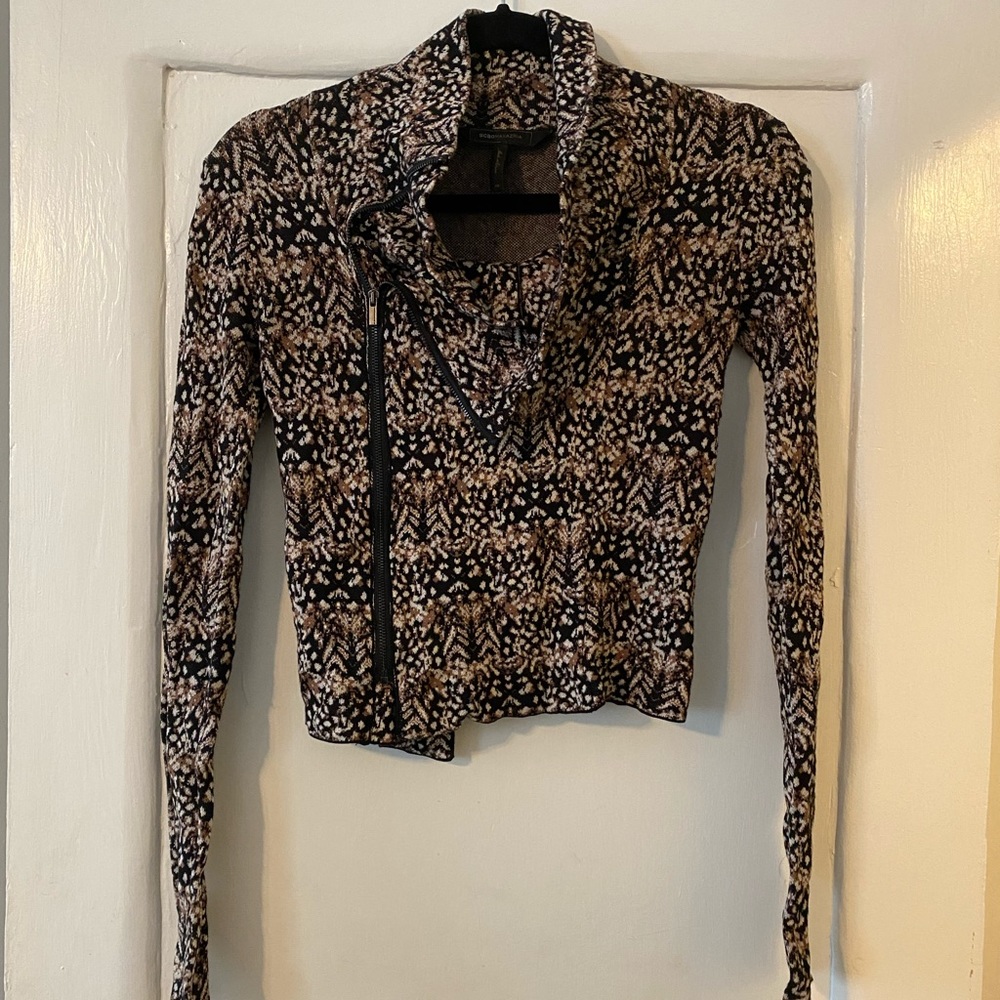 BCBG zip sweater